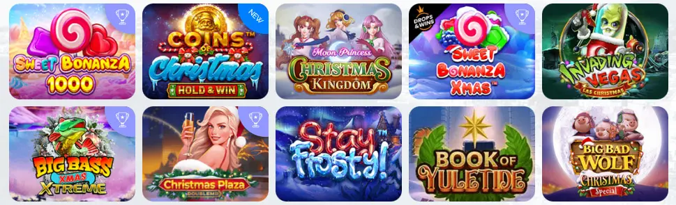 Alle spill hos ICE CASINO