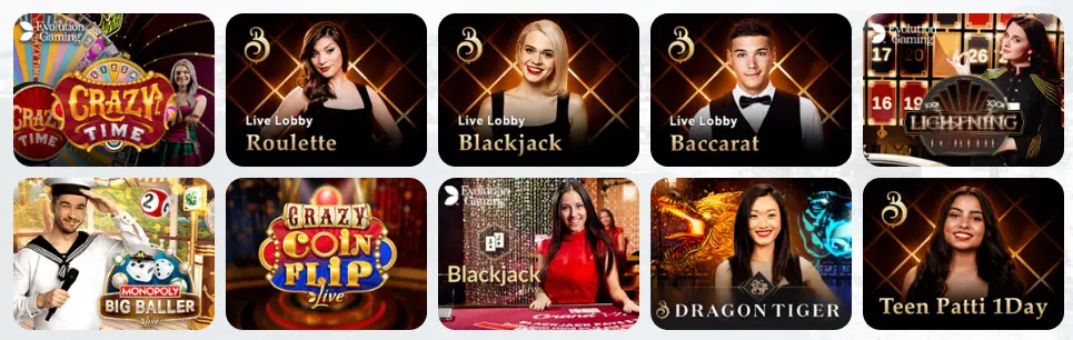Live casinospill ICE CASINO