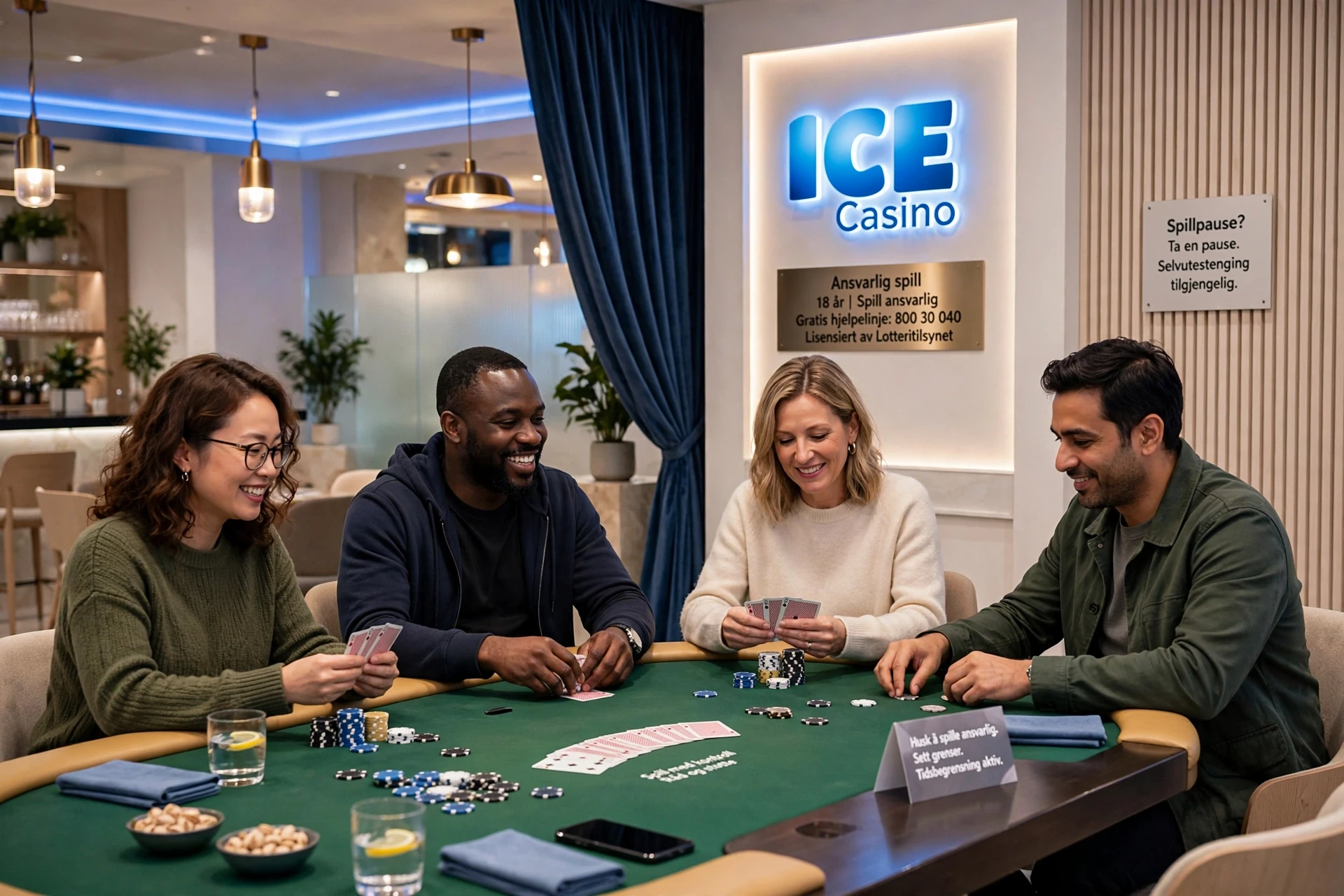 Règles du poker ICE Casino CASINO