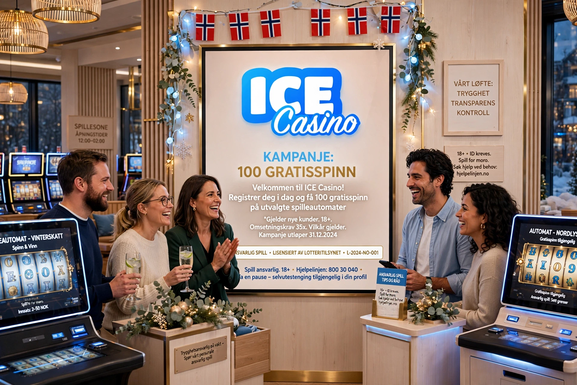bonus dans les mains de l'homme au casino ICE Casino CASINO