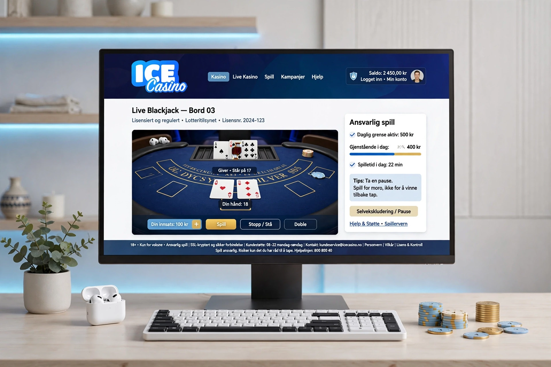 baccaratspill på nett ICE CASINO