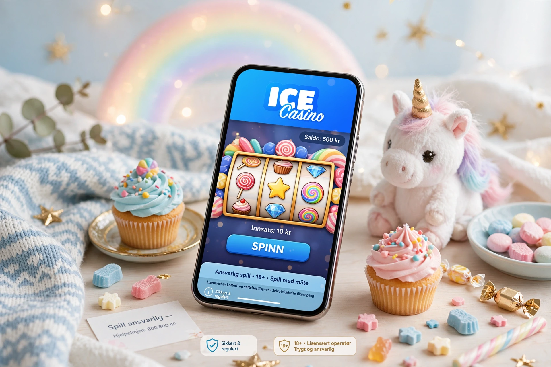Spilleautomater på iPhone ICE Casino